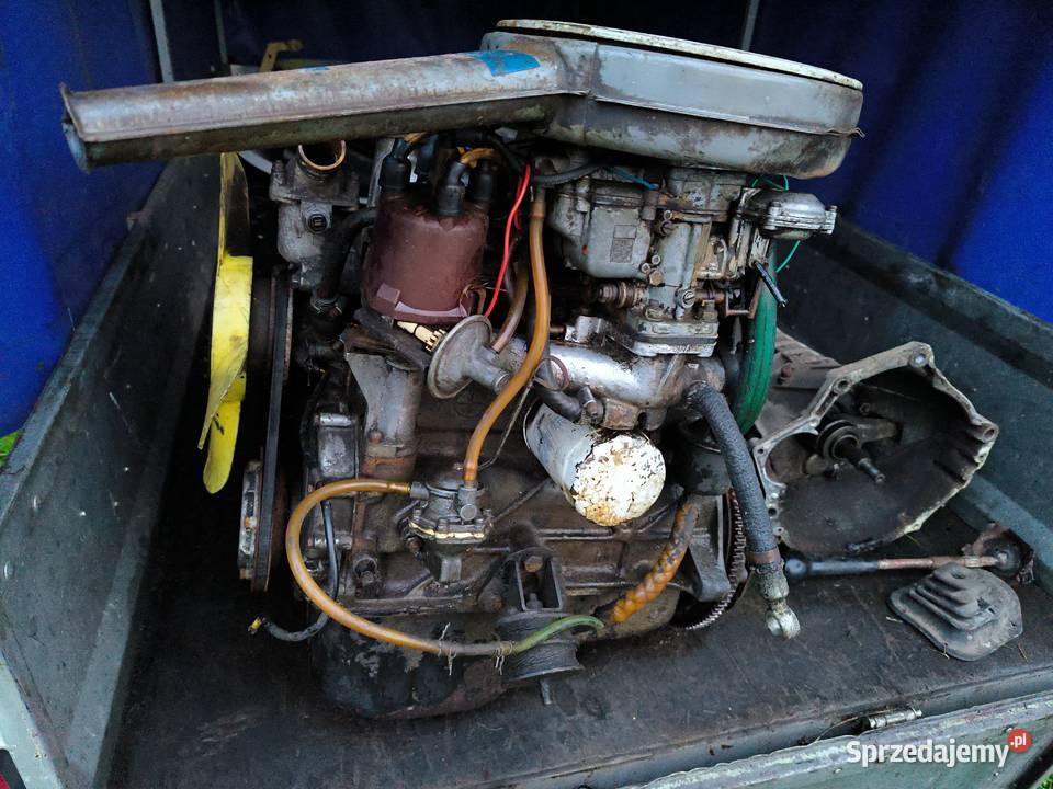 Fiat 125p 1500 silnik skrzynia biegow lewarek Stalowa Wola
