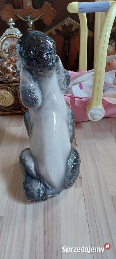 figura stara Pudla wysok 37 podstawa do ogona Poznań
