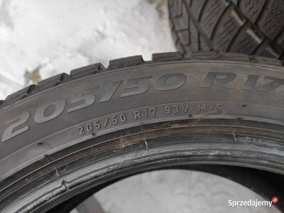 4x opony zimowe 20550R17 Pirelli Sottozero 3 205 Dukla