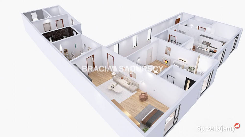 Mieszkanie sprzedam Kraków 125m2 7 pokoi małopolskie