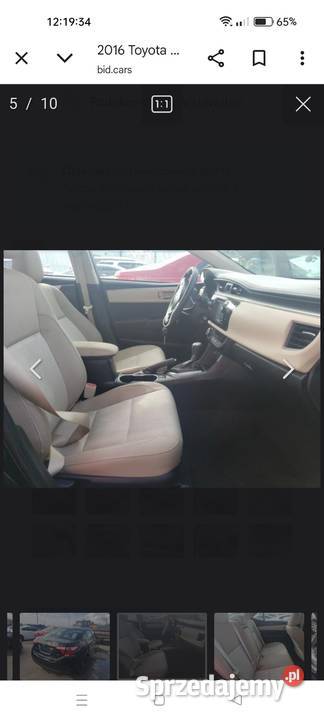 Toyota Corolla centralny zamek Corolla podkarpackie Rogi