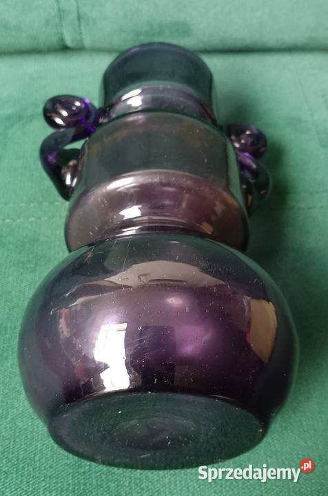 Zabytkowy kolekcjonerski wazon kobaltowy PRL Zbylitowska Góra sprzedam