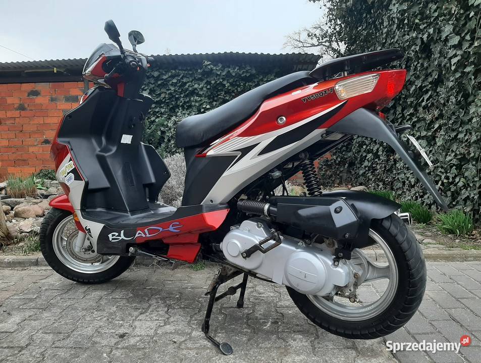 Zadbany skuter GB motors Blade 50 4t 2008r 1wł wielkopolskie Tuczno sprzedam