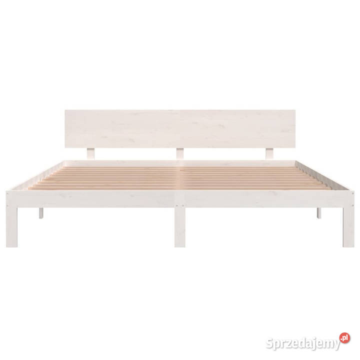 Rama łóżka biała lite drewno 180x200 WM810511 mazowieckie Warszawa sprzedam