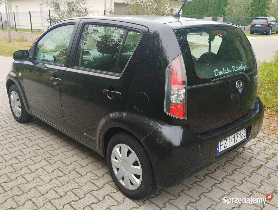 DAIHATSU SIRION 10 70 2010 zarejestrowany w Zielona Góra