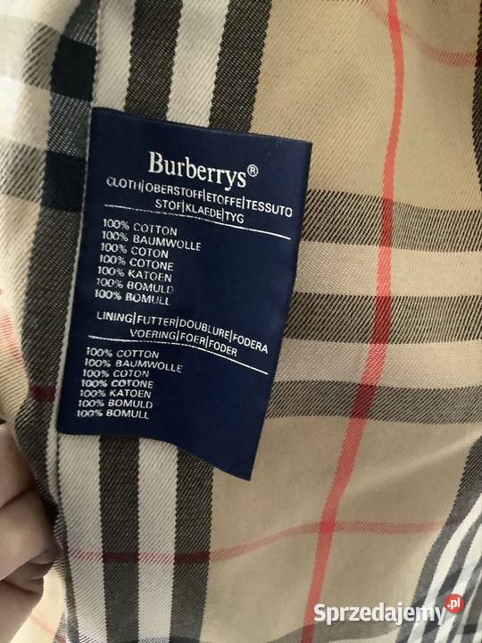 Oryginalny płaszcz Burberry Vintage Częstochowa
