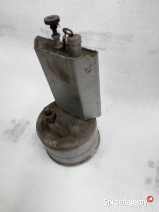 Stara lampa karabinowa wystrój garażu itp PRL Pozostałe Przemyśl