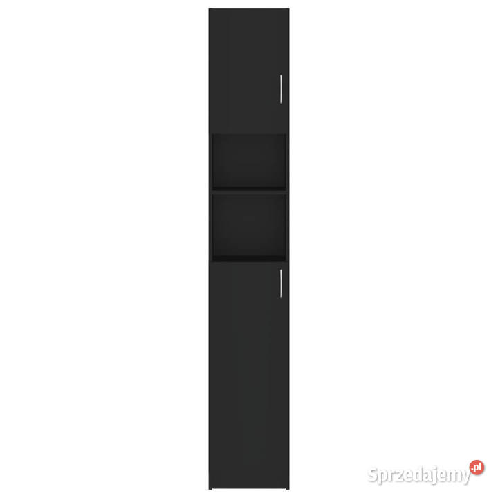 Szafka łazienkowa czarna 32x255x190 materiał Warszawa