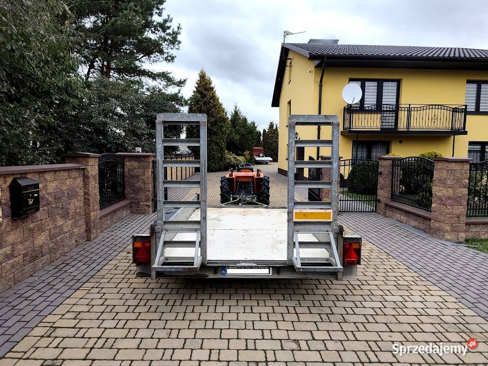 Przyczepa Dwuosiowa 2190 Pod Minikoparkę Najazdy świętokrzyskie