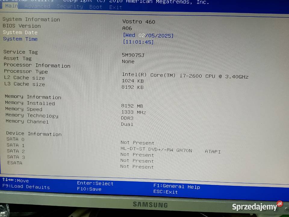 Komputer Dell vostro 460 I5 I7 Klasy Core i5 Rymanów