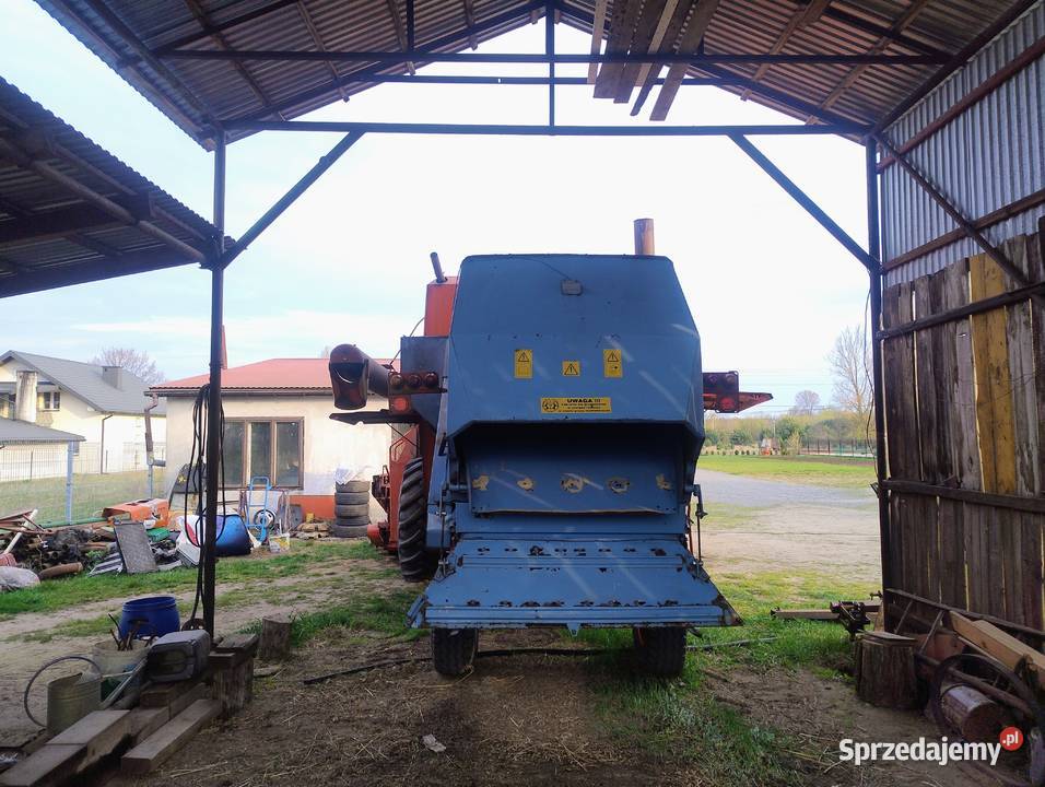 Bizon Z056 z sieczkarnią 1989 Bizon mazowieckie Zameczek-Kolonia