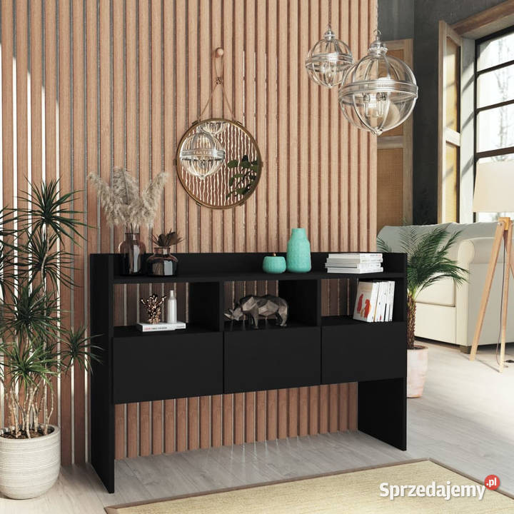Szafka czarna 105x30x70 materiał drewnopochodny Warszawa sprzedam