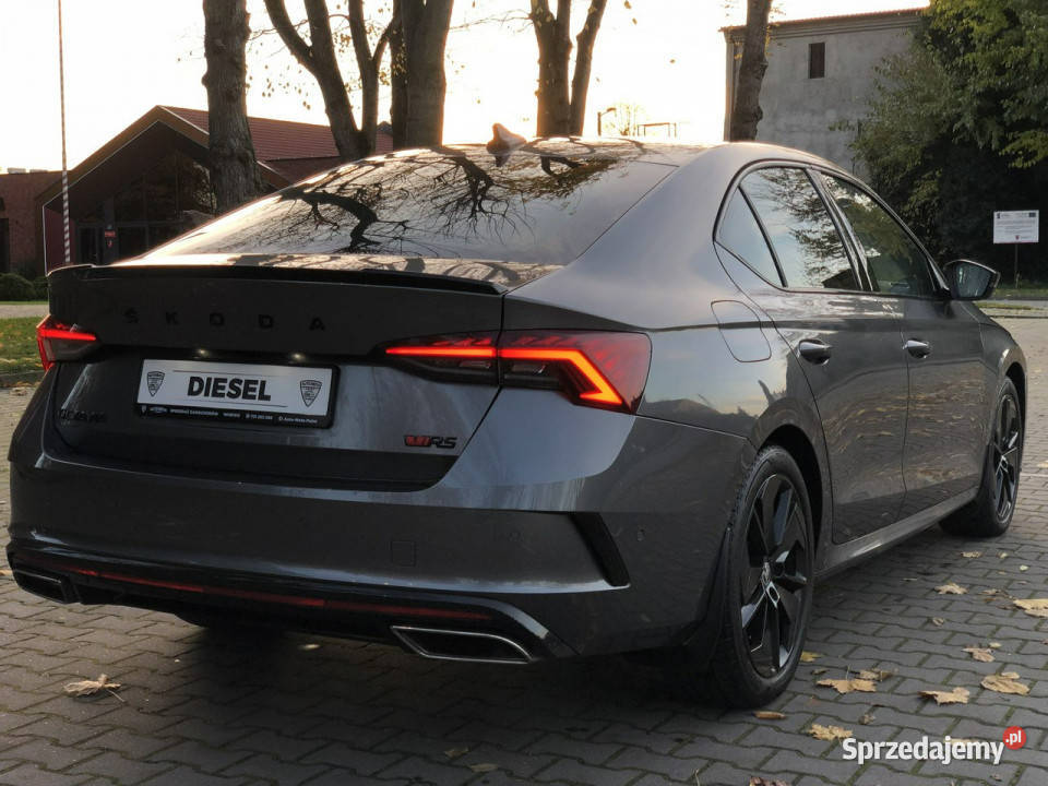 koda Octavia IV RS 2023 20 TDI 200 Automat Full isofix Wijewo