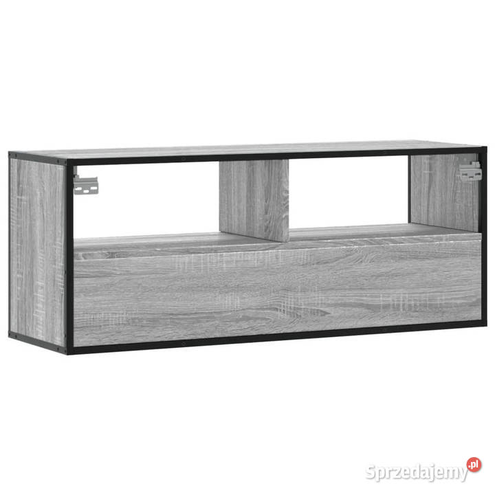 Szafka pod telewizor szary dąb sonoma 100x31x395