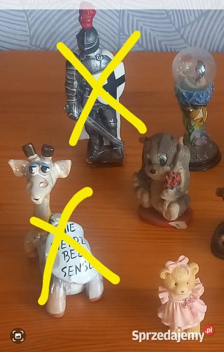 Figurki porcelanowe kolekcja 6 sztuk Małkinia Górna