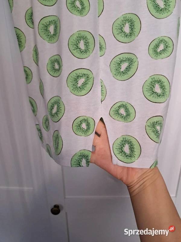 Letni top z nadrukiem kiwi Clockhouse XS Rozmiar 34(XS) Topy i koszulki pomorskie