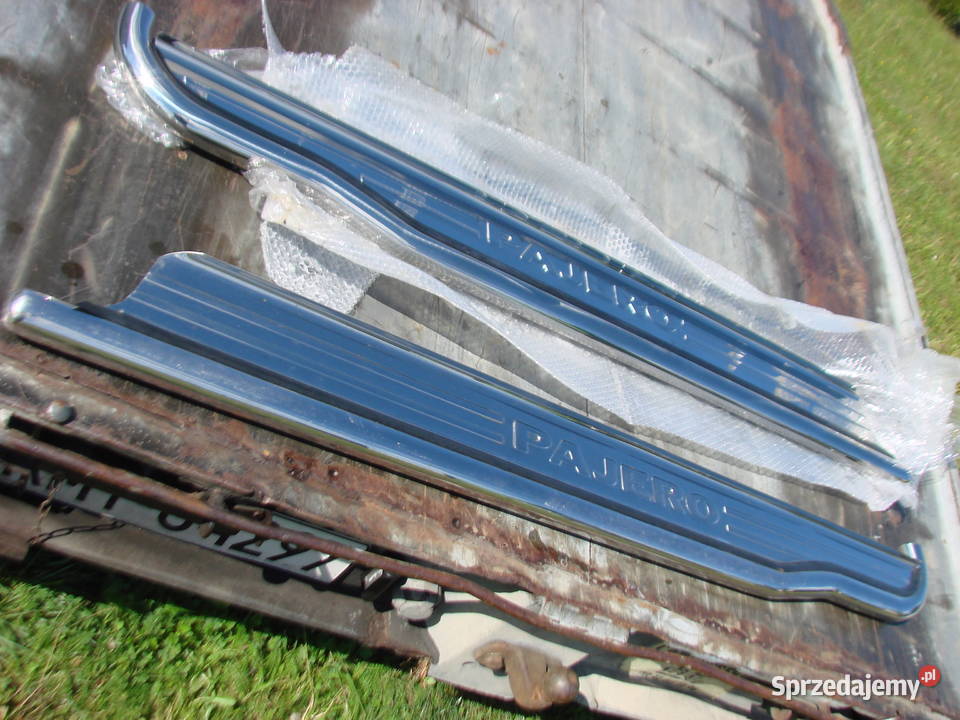 Mitsubishi Pajero III stopień próg ORG CHROM podkarpackie Mielec