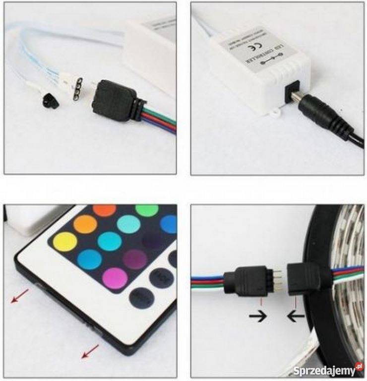 NOWA WODOSZCZELNA TAŚMA LED SMD 5050 RGB 5m Gdańsk