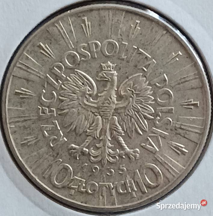 10 J Piłsudski 1935 r Cudeńko oryginalna Konin