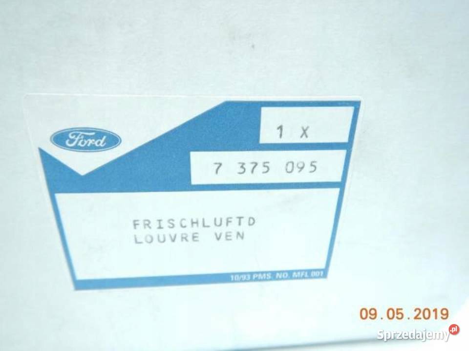KRATKA NAWIEWU ŚRODKOWA FORD ESCORT 9501