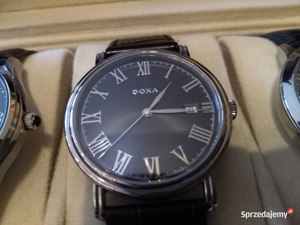 Doxa Royal klasyka piękny oryginał Swiss szafir Włocławek