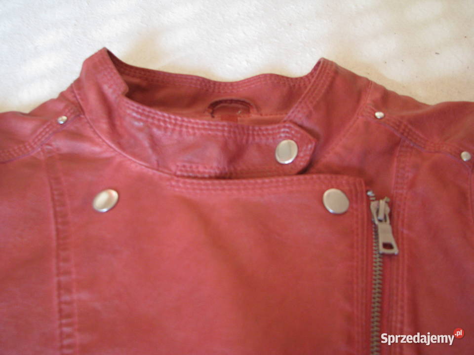 Kurtka ramoneska ze skórki na stójce 42 Rozmiar 42(XL) Brzegi