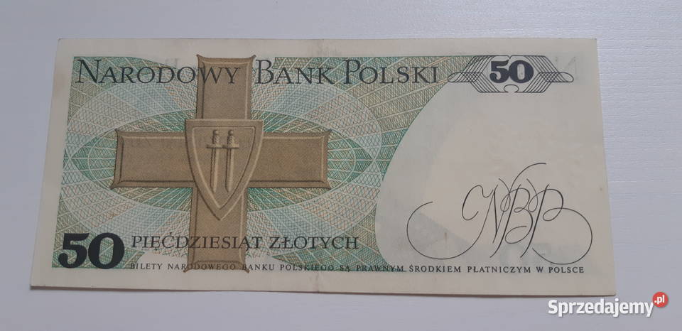 50 Świerczewski 1975 serBG stan UNC II Kolekcje kujawsko-pomorskie Koronowo