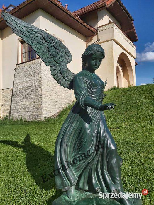 Rzeźba z brązu Anioł H130 Szczecin