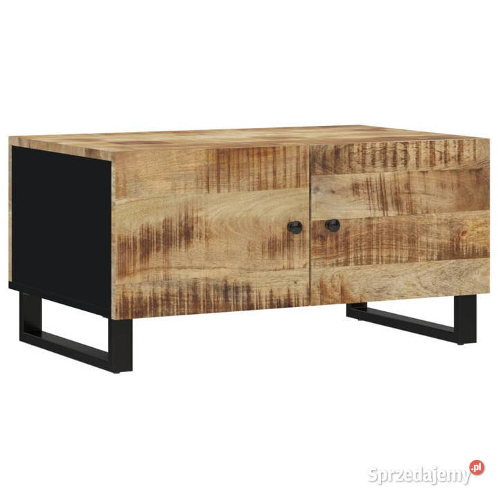 Stolik kawowy 80x50x40 lite drewno mango i płyta Warszawa sprzedam