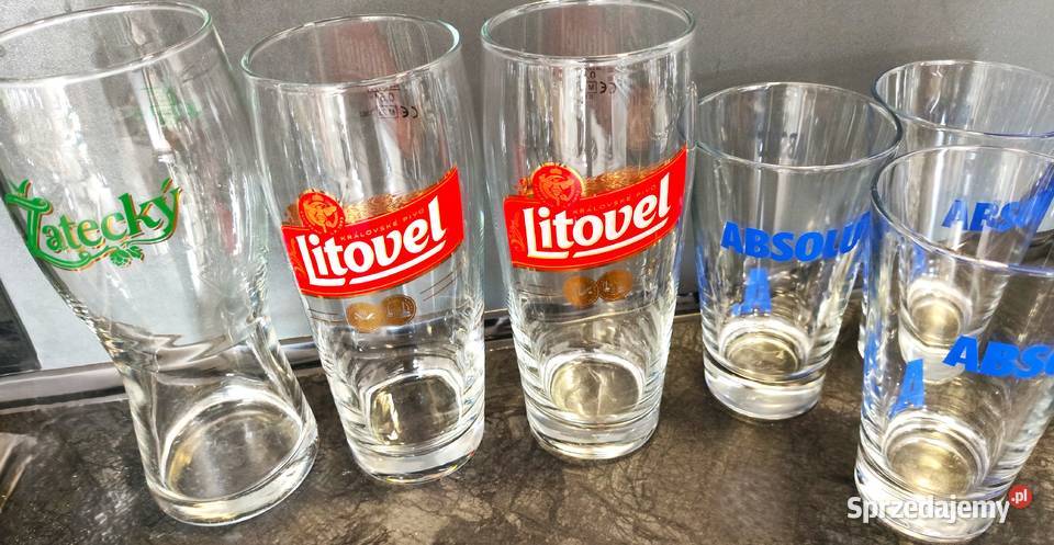 LITOVEL ABSOLUT ZATECKY szklanki 6 Olsztyn