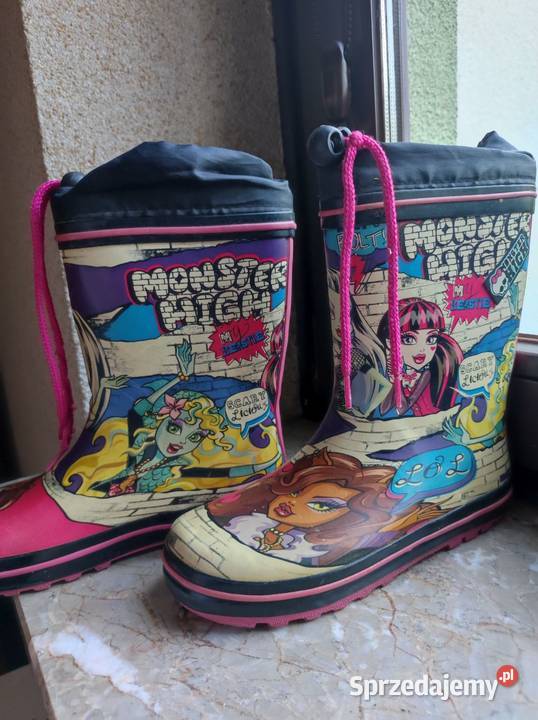Kalosze dziecięce Monster High oryginalne Kalosze Kielce