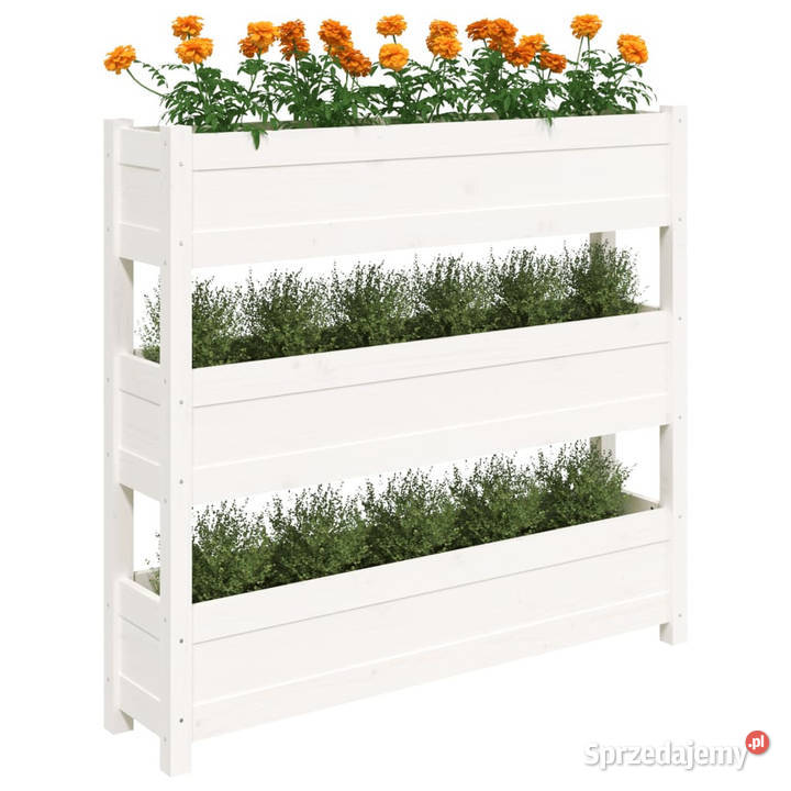 Donica biała 112x25x1045 lite drewno sosnowe Warszawa sprzedam