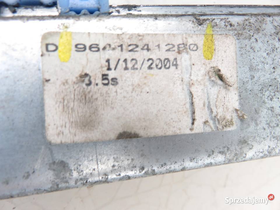 PODNOŚNIK SZYBY PRAWY 3D CITROEN C2 9641241280 osobowe