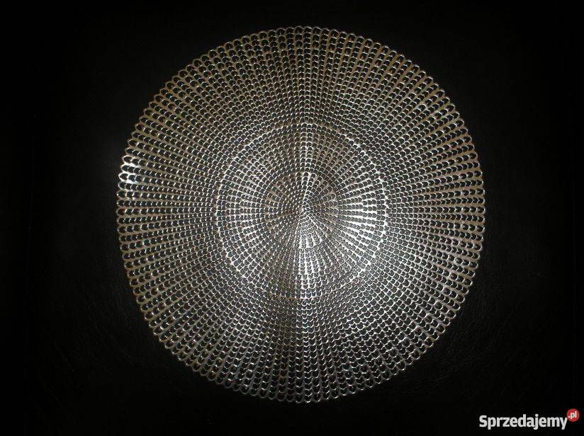 Mata serweta podkładka srebrna złota