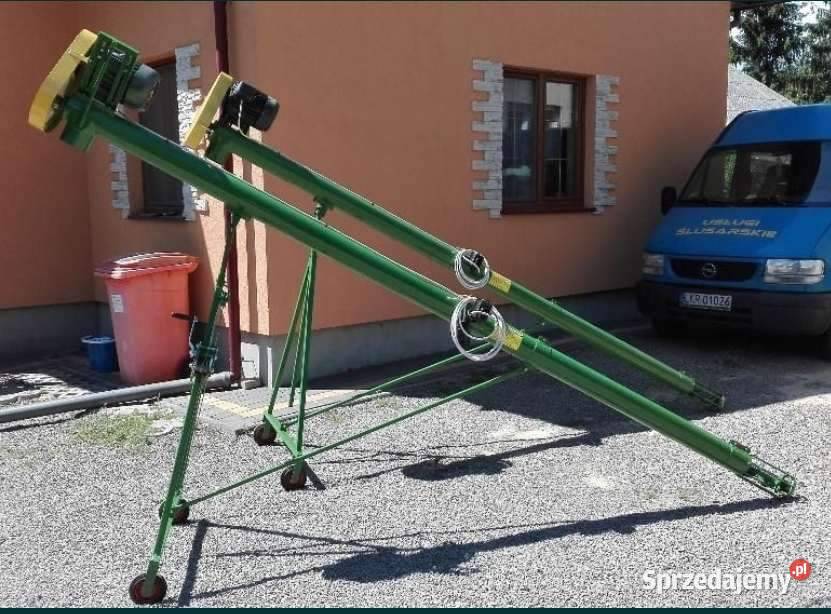 Przenośnik ślimakowy żmijka do zboża nowa Wieluń