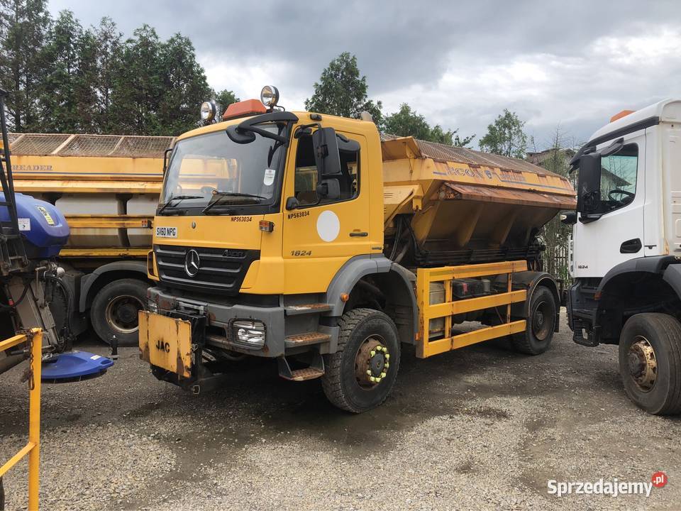 Mercedes Axor Piaskarka solarka pług schmidt 4x4 pierwszy właściciel Ropczyce