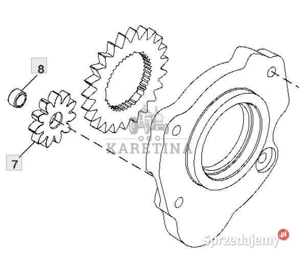 John Deere 8110 8210 8310 8410 Pompa Oleju Pozostałe Jastrzębniki