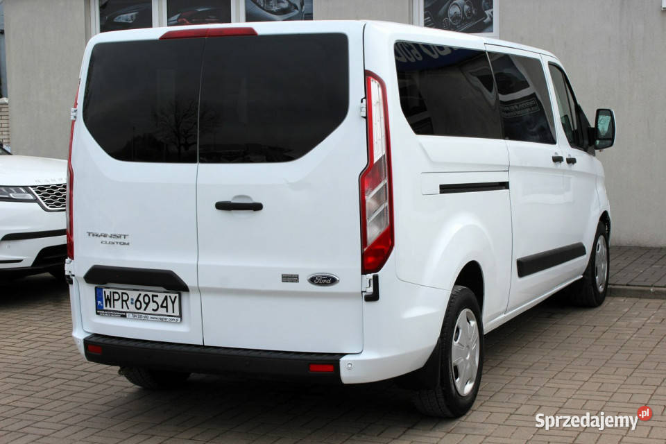Ford Transit Custom Długi 9osobowy 130 SalonPL Transit  Custom Sokołów