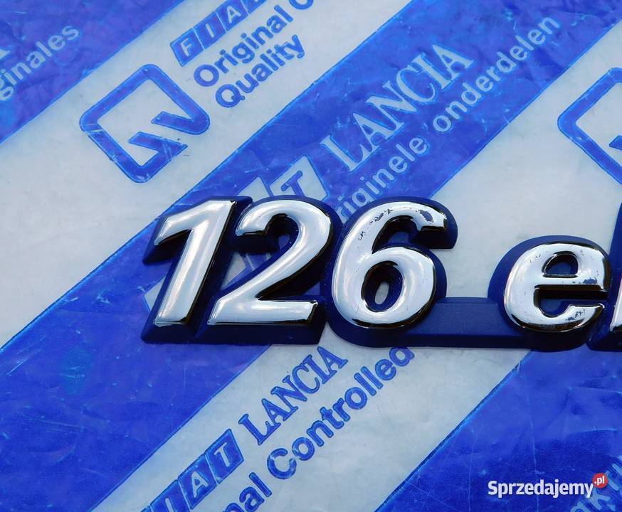 NOWY emblemat znaczek logo napis 126elx Fiat