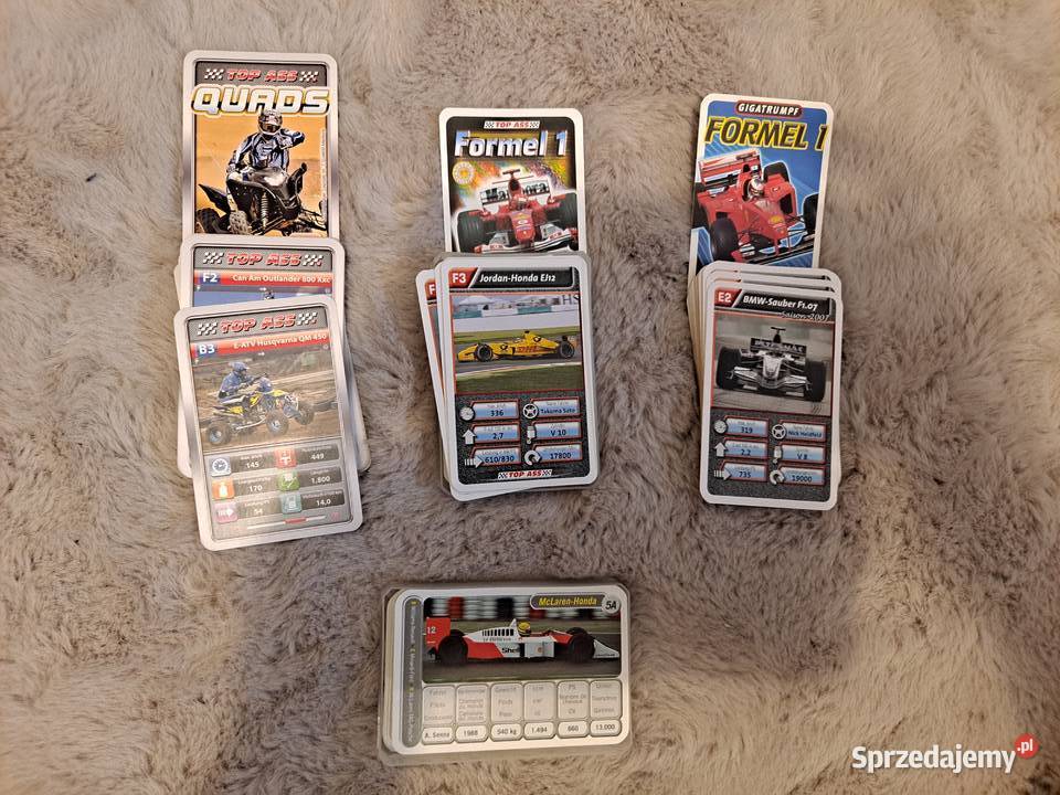 Karty do gry i zabawy samochody wyścigowe i Pozostałe Lublin