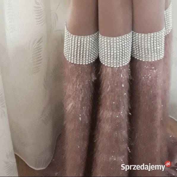 Zasłony velvet z błyszczącym włosem mazowieckie Mława