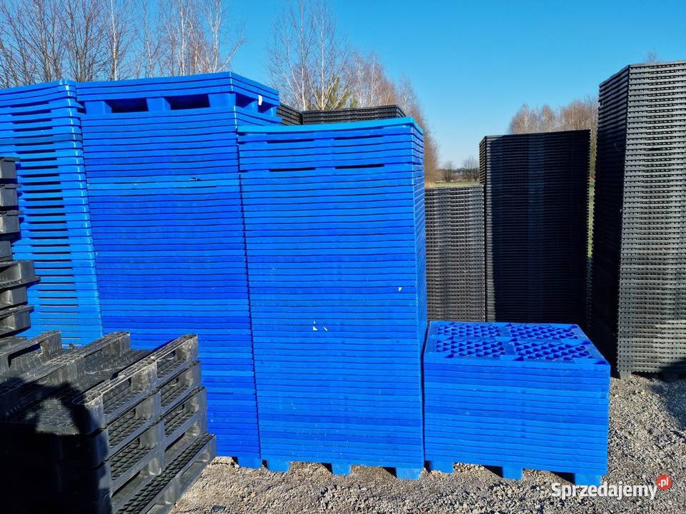 Paleta plastikowa 110x110 ażurowa gnazdowa Magazynowanie sprzedam