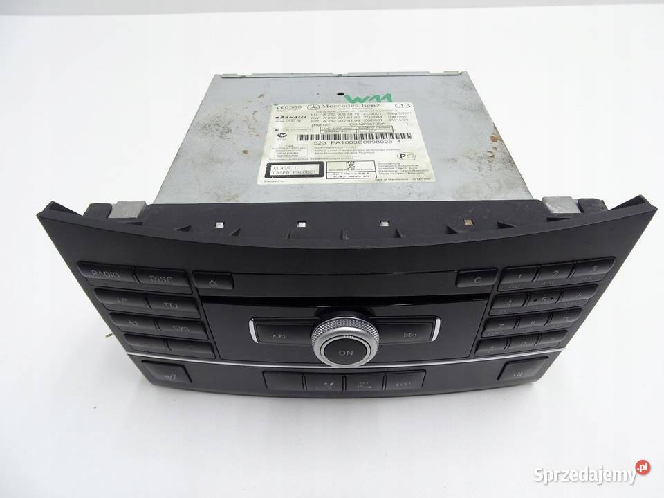 RADIO RADIOODTWARZACZ CD A2129004910 MERCEDES osobowe Sprzęt audio fabryczny