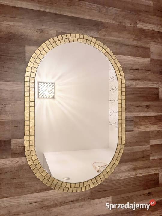 Lustro okrągłe owalne złote 60 70 80 90 złota Przemyśl sprzedam