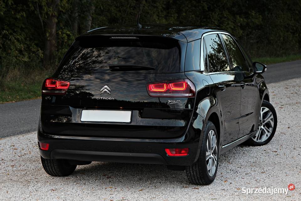 Czarne C4 Picasso Nawigacja Kamera ALU 17 Raty Gostynin