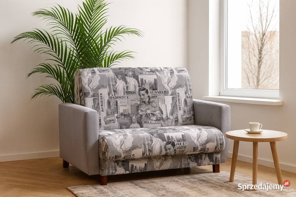 Sofa Skandynawska ELVIS Dwuosobowa Wygodna wielkopolskie Kazimierz Biskupi
