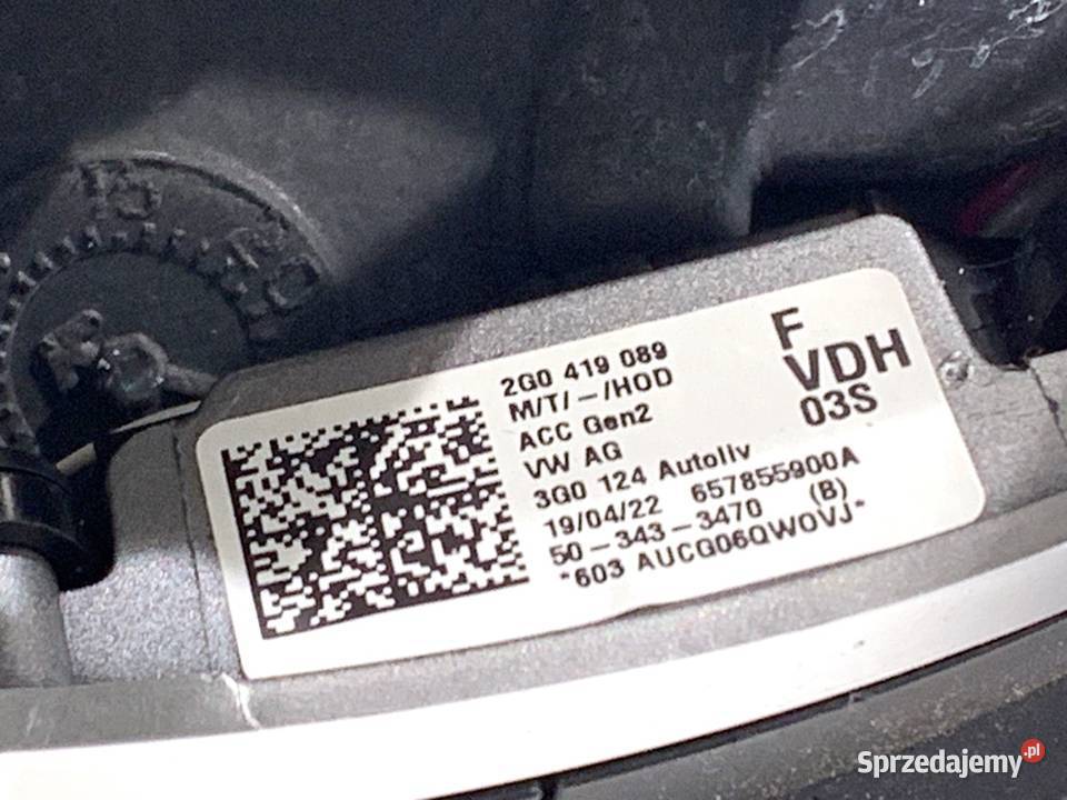 KIEROWNICA VW PASSAT B8 2G0419089F Kierownice