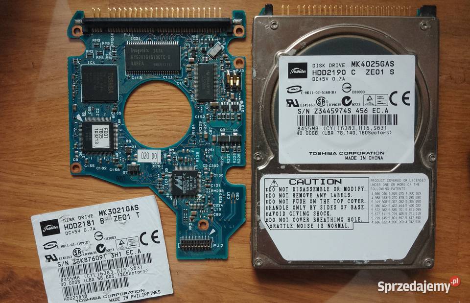 dysk IDE 25 Toshiba MK4025GAS MK3021GAS Olsztyn