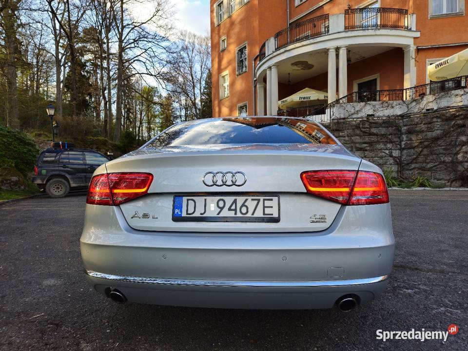 Audi A8 Long 42 370 światła do jazdy dziennej dolnośląskie Jelenia Góra