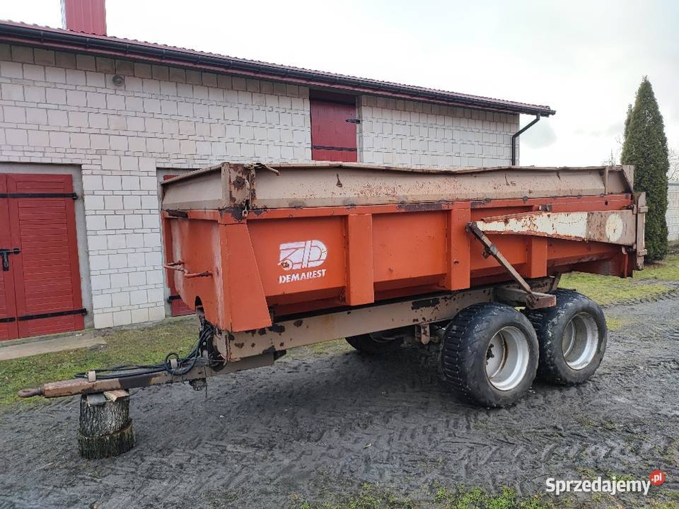 Sprzedam przyczepę DEMAREST 10ton mazowieckie Zbuczyn